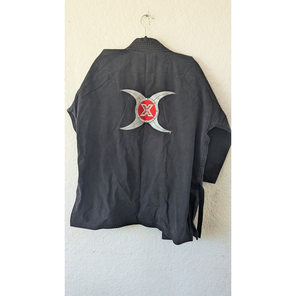 ATA Martial Arts Songahm Taekwondo XMA Black Uniform Set Size 4 Cotton